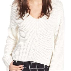 Leith Cream Bell Sleeve Sweater